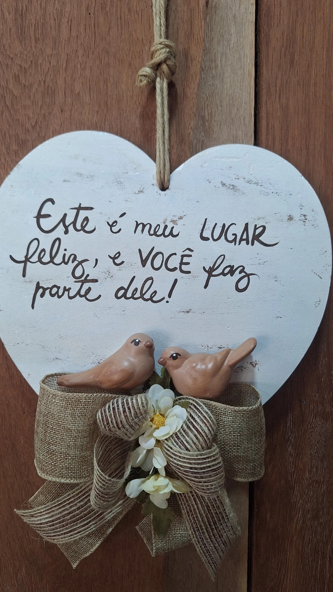 Coração com Passarinho